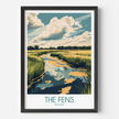 The Fens Vintage Style Print
