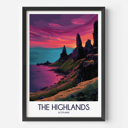The Highlands Souvenir Poster Print