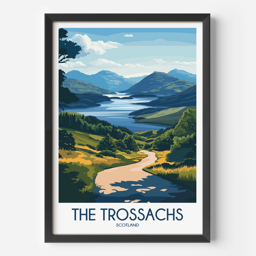 The Trossachs Minimalist Wall Art