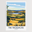The Trossachs Modern Travel Poster