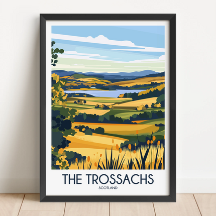 The Trossachs Souvenir Poster Print