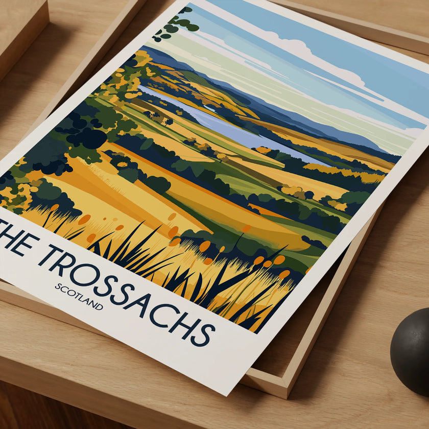 The Trossachs Vintage Style Print