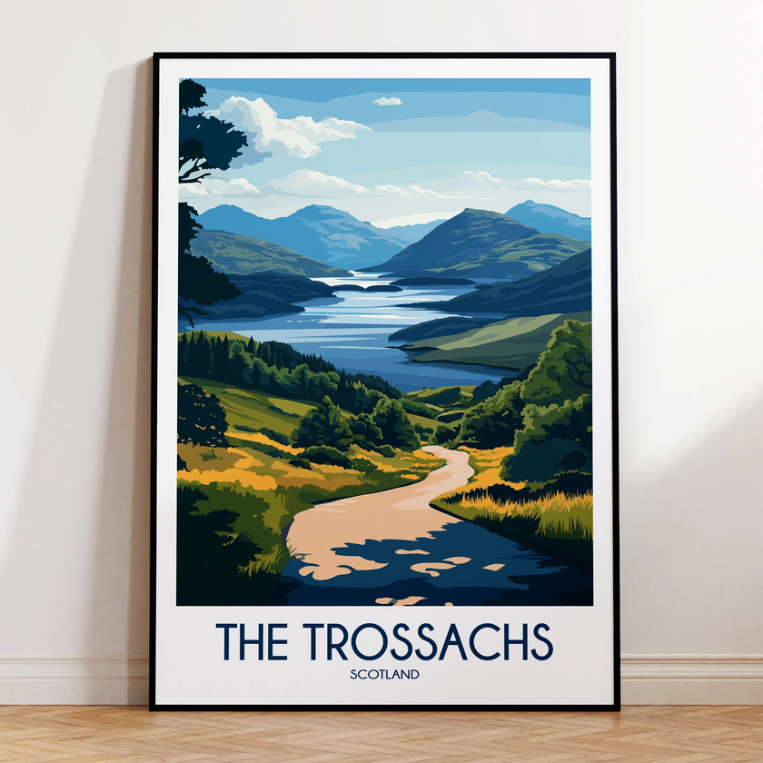 The Trossachs Vintage Style Print