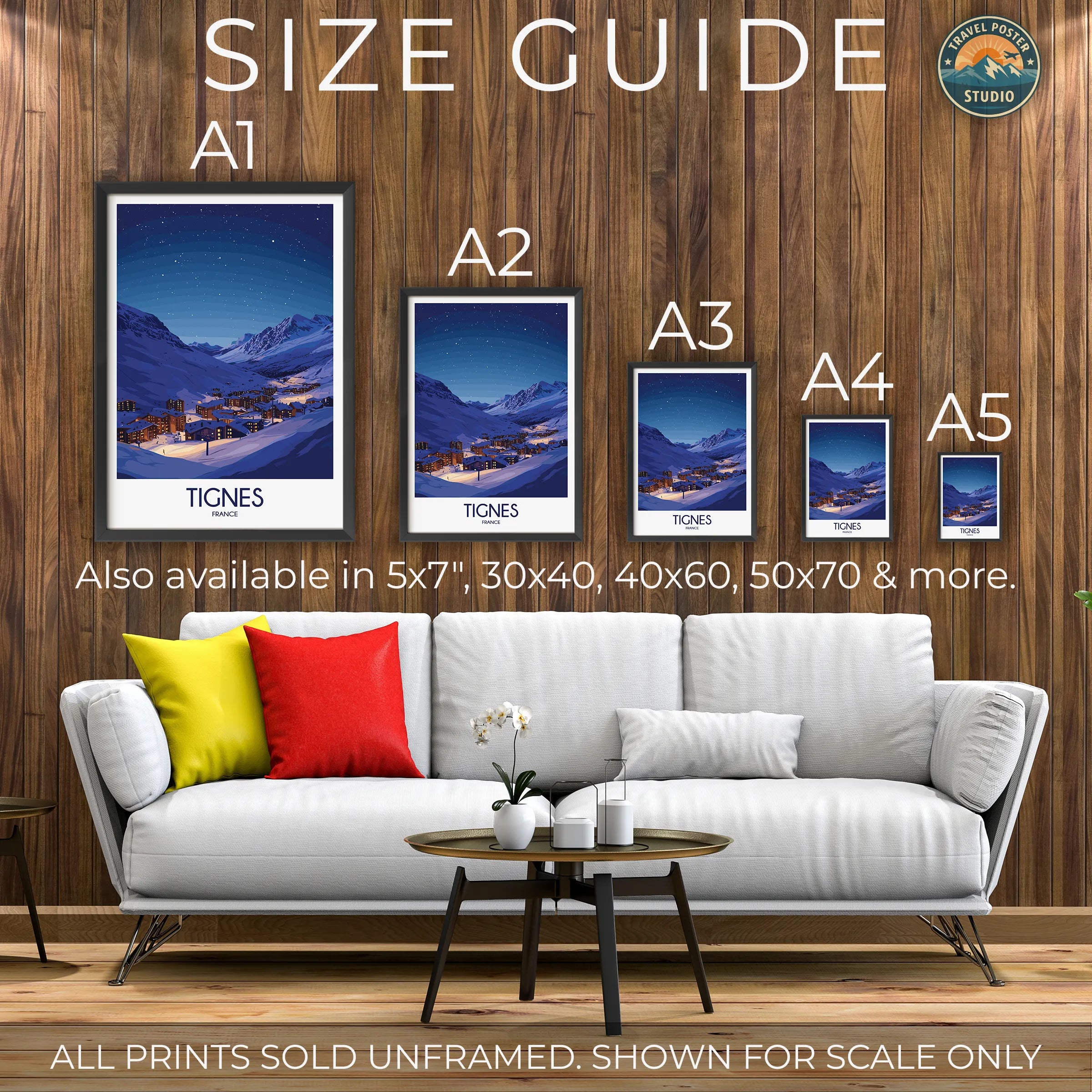 Tignes Destination Art Gift
