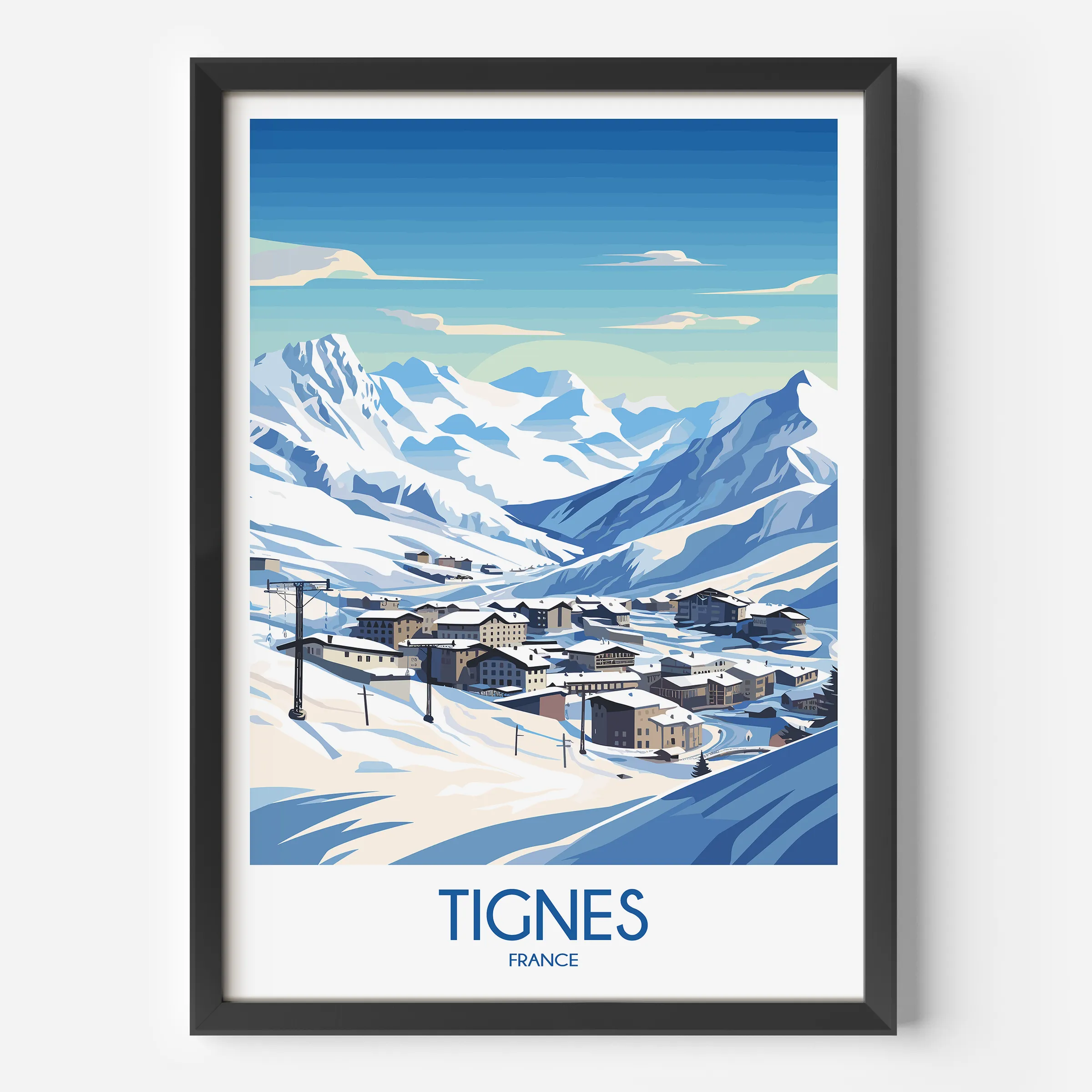 Tignes Destination Art Gift