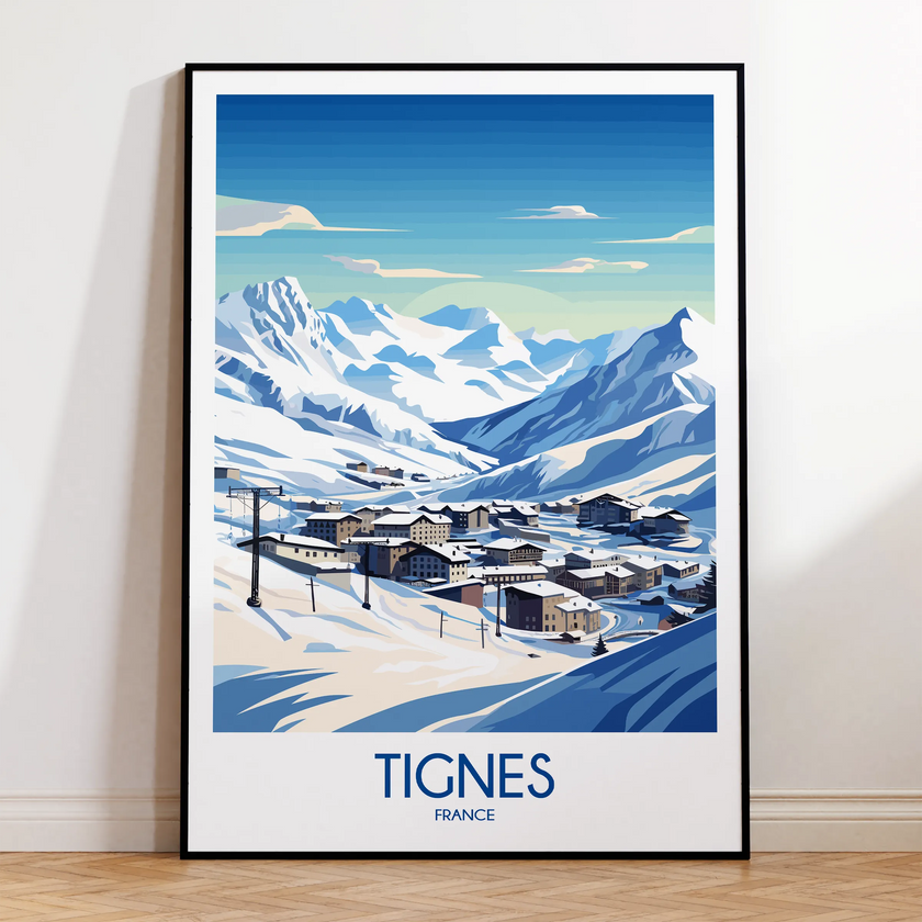 Tignes Minimalist Wall Art