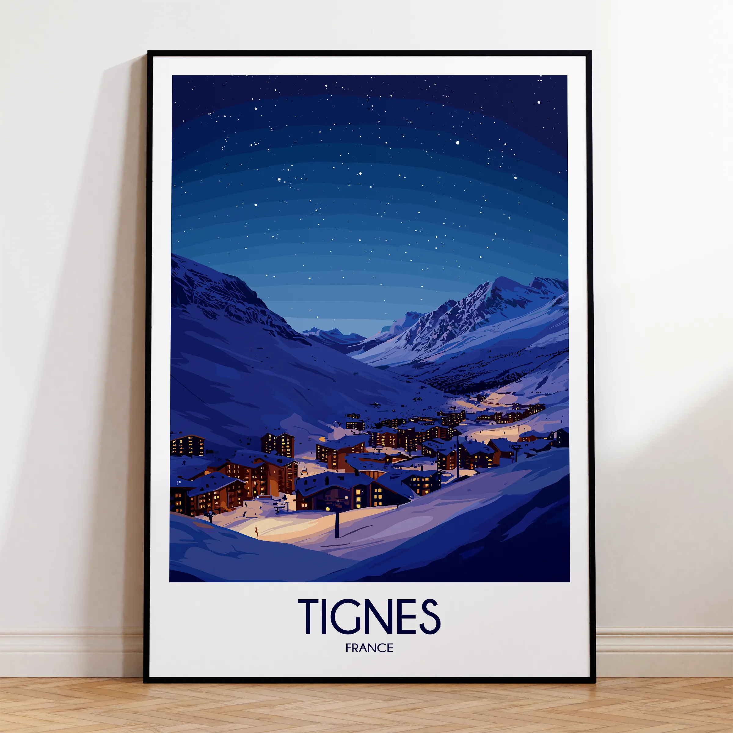 Tignes Minimalist Wall Art