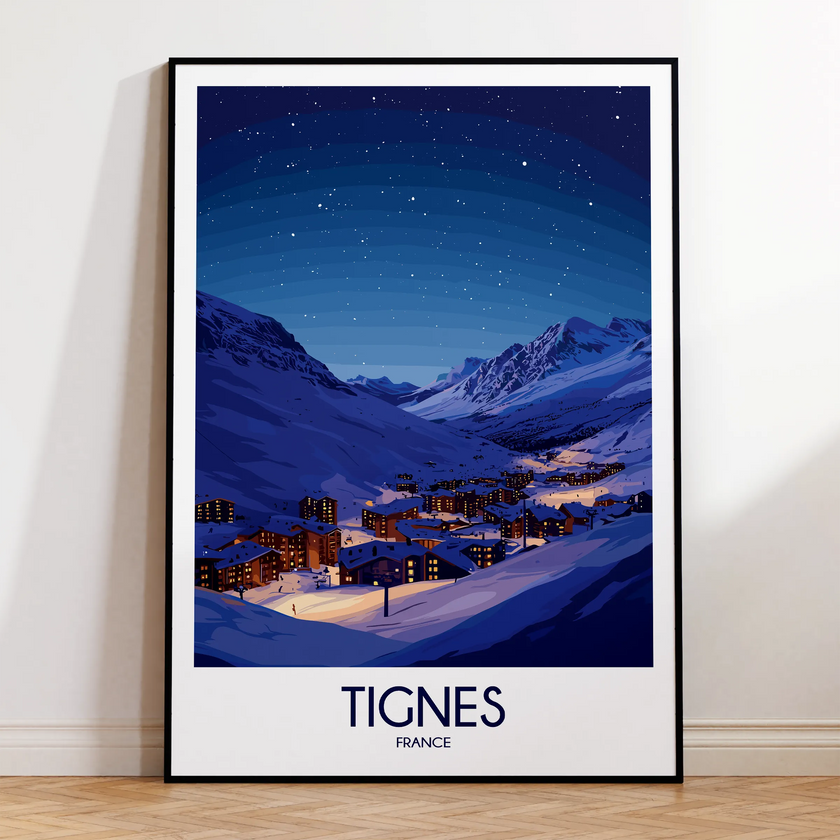 Tignes Minimalist Wall Art