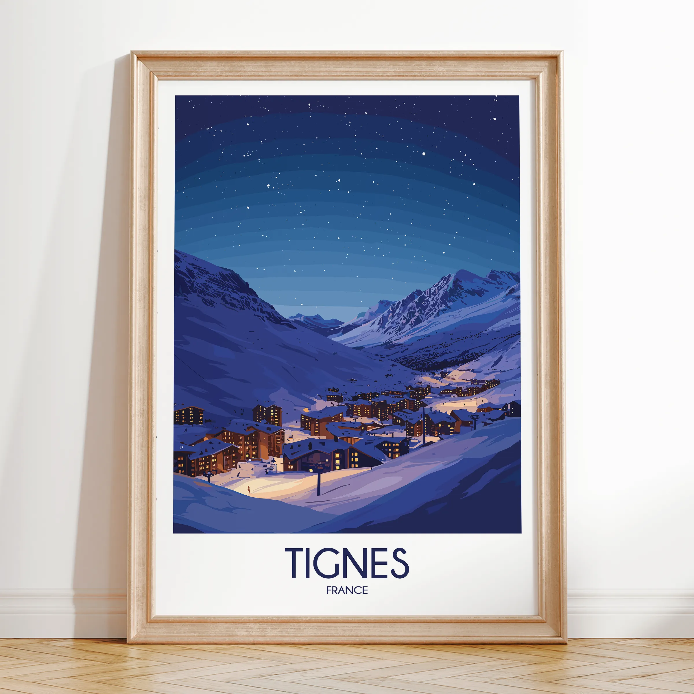 Tignes Scenic Landscape Art