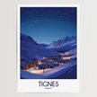 Tignes Souvenir Poster Print
