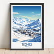 Tignes Souvenir Poster Print