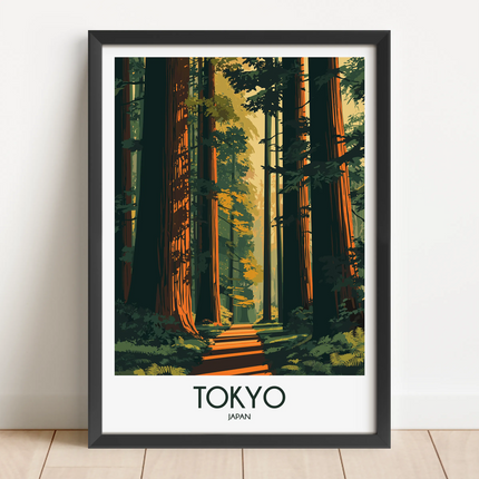Tokyo Minimalist Wall Art