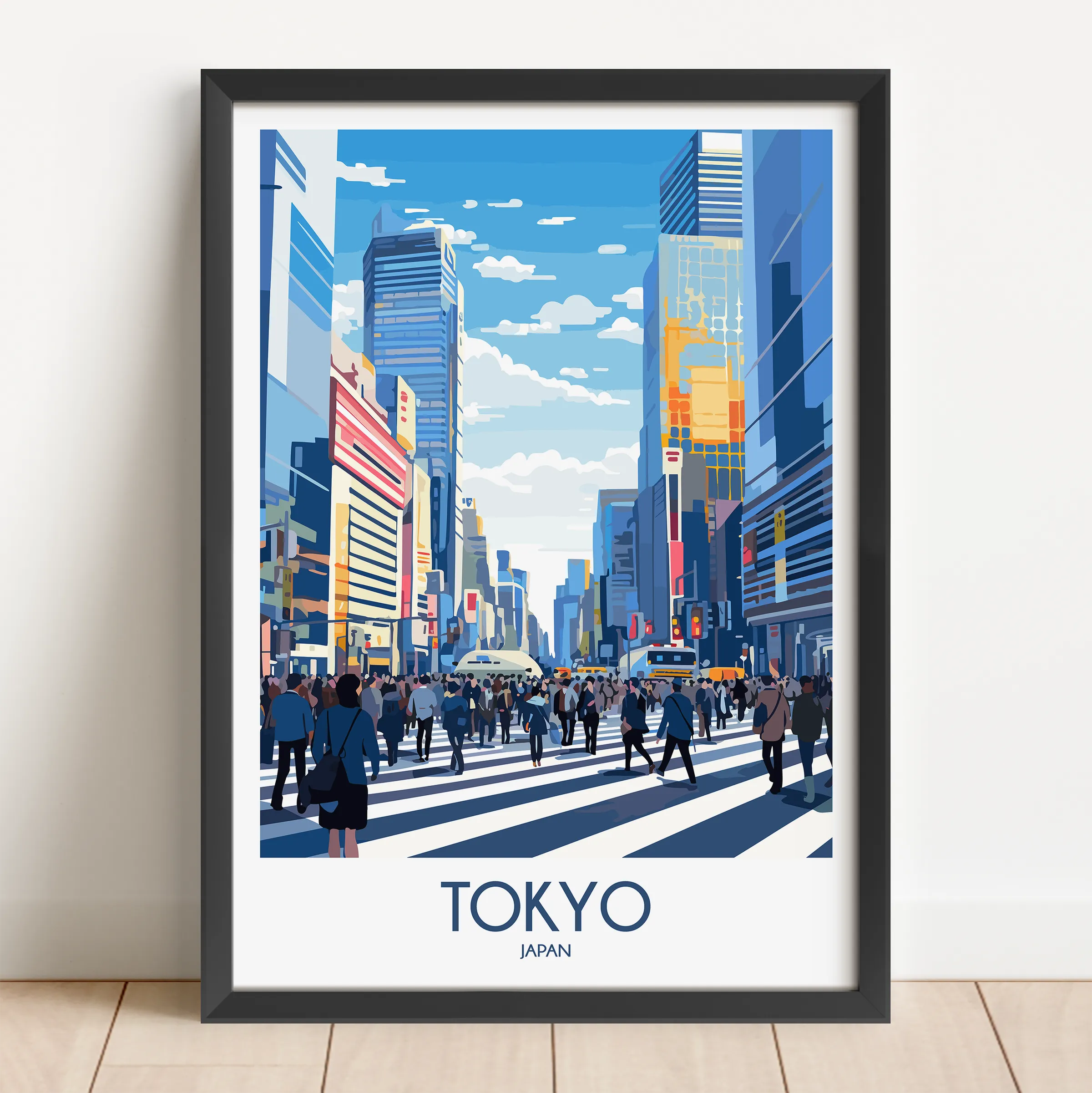 Tokyo Minimalist Wall Art