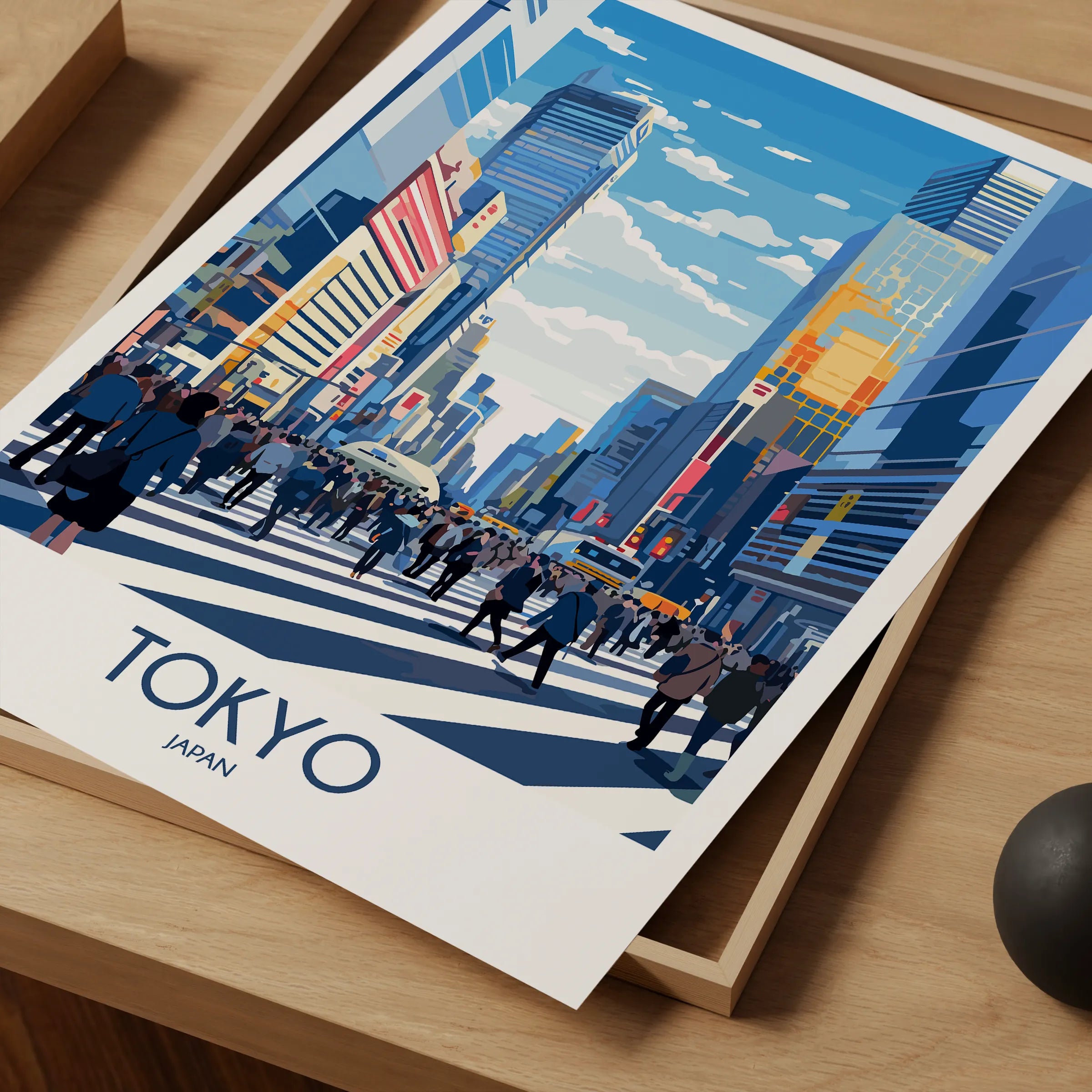 Tokyo Modern Travel Poster