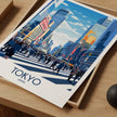 Tokyo Modern Travel Poster