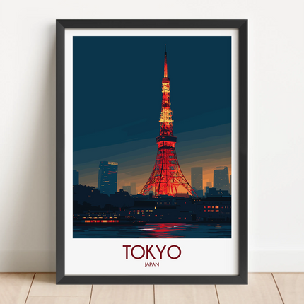 Tokyo Modern Travel Poster
