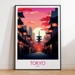 Tokyo Scenic Landscape Art