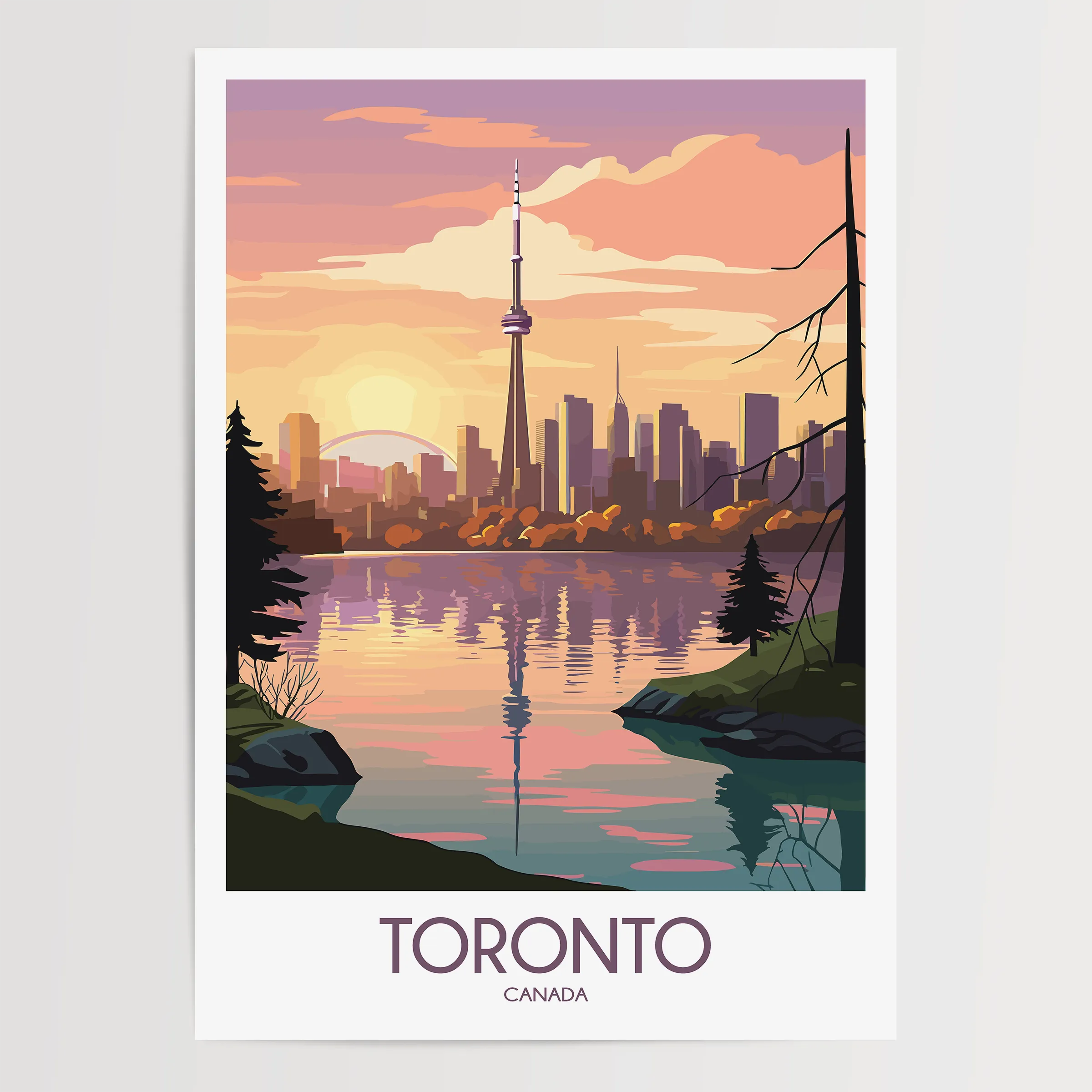 Toronto Destination Art Gift