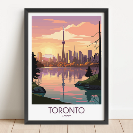 Toronto Modern Travel Poster