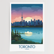 Toronto Retro Travel Illustration