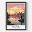 Toronto Retro Travel Illustration