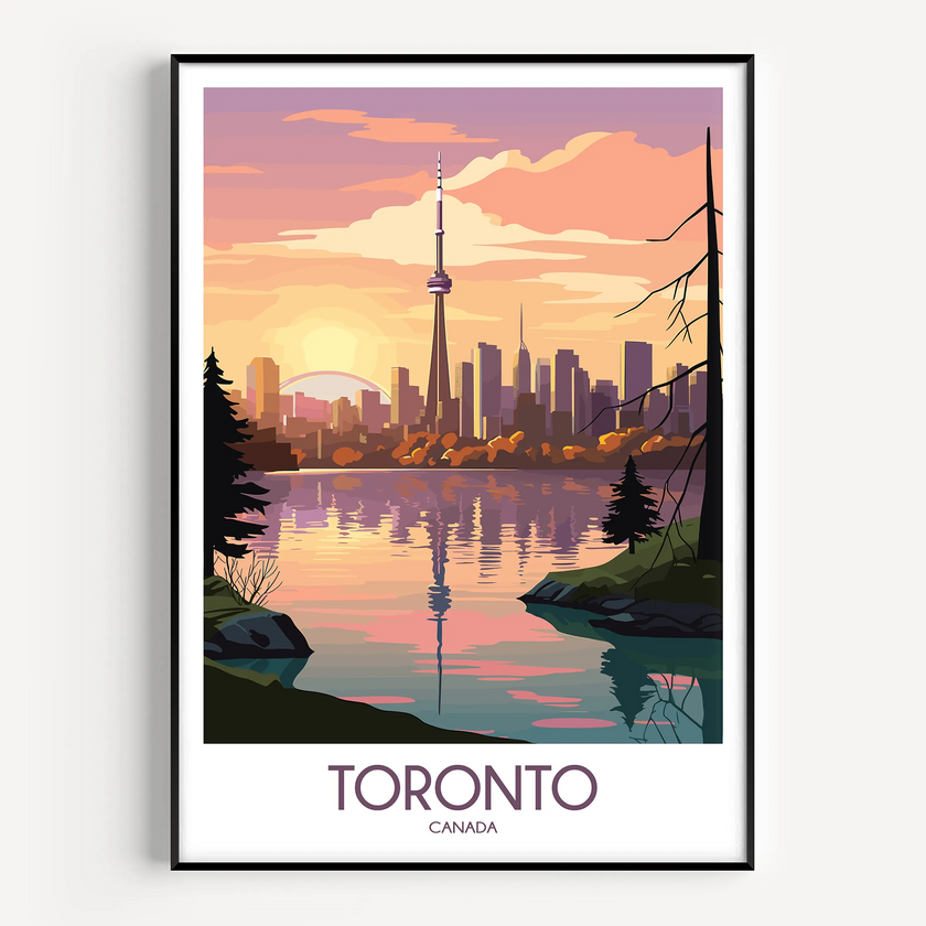 Toronto Souvenir Poster Print