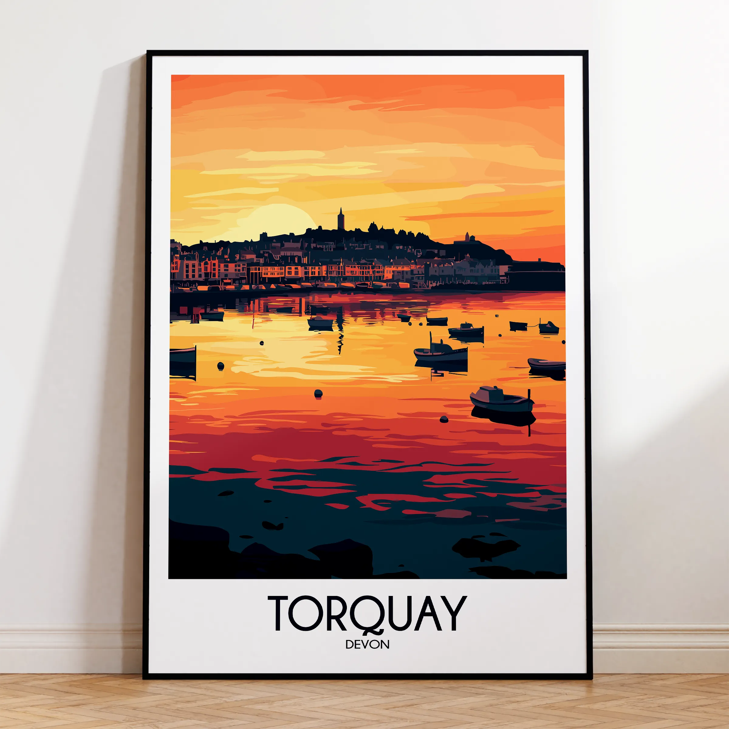 Torquay Vintage Style Print