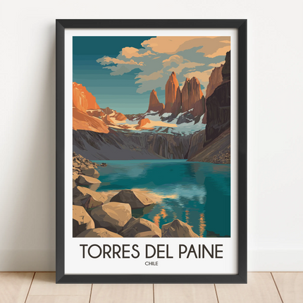 Torres Del Paine Destination Art Gift