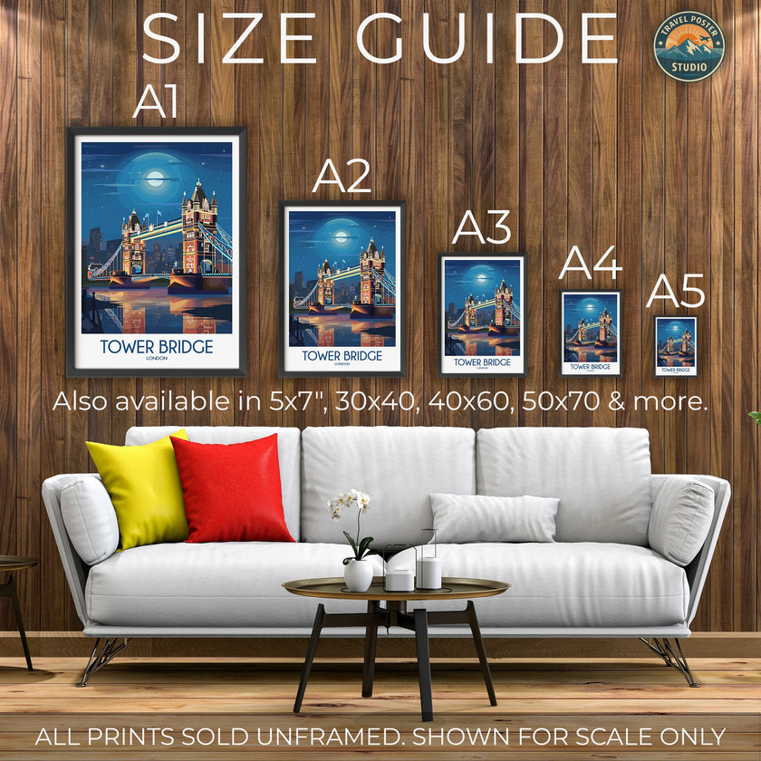 Tower Bridge Destination Art Gift