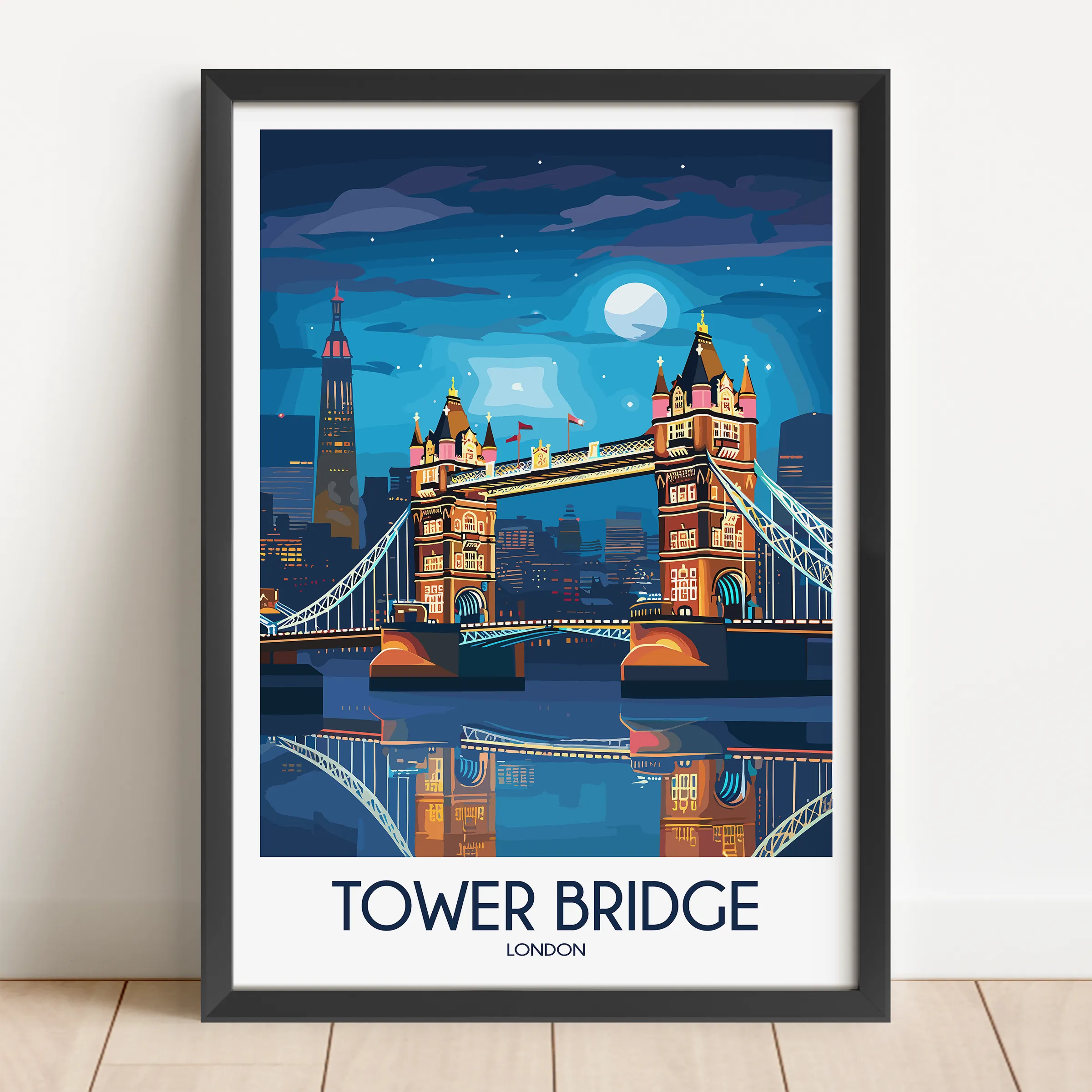 Tower Bridge Minimalist Wall Art