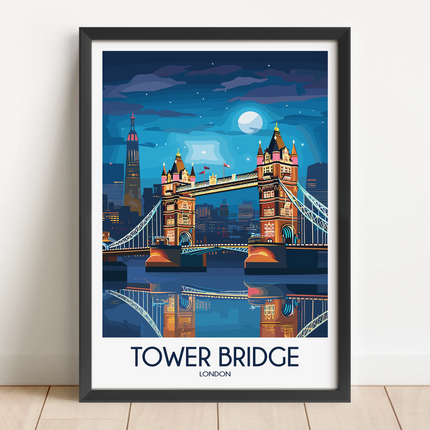 Tower Bridge Minimalist Wall Art