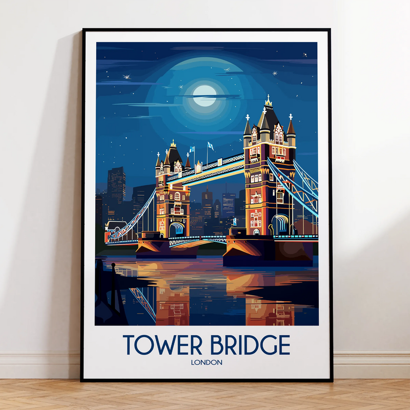 Tower Bridge Minimalist Wall Art