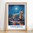 Tower Bridge Modern Travel Poster