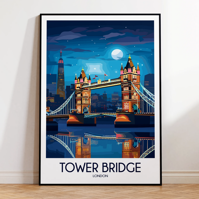 Tower Bridge Souvenir Poster Print