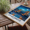 Tower Bridge Vintage Style Print