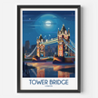 Tower Bridge Vintage Style Print
