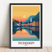 Trondheim Destination Art Gift