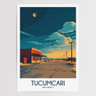Tucumcari Modern Travel Poster