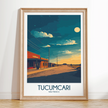 Tucumcari Retro Travel Illustration