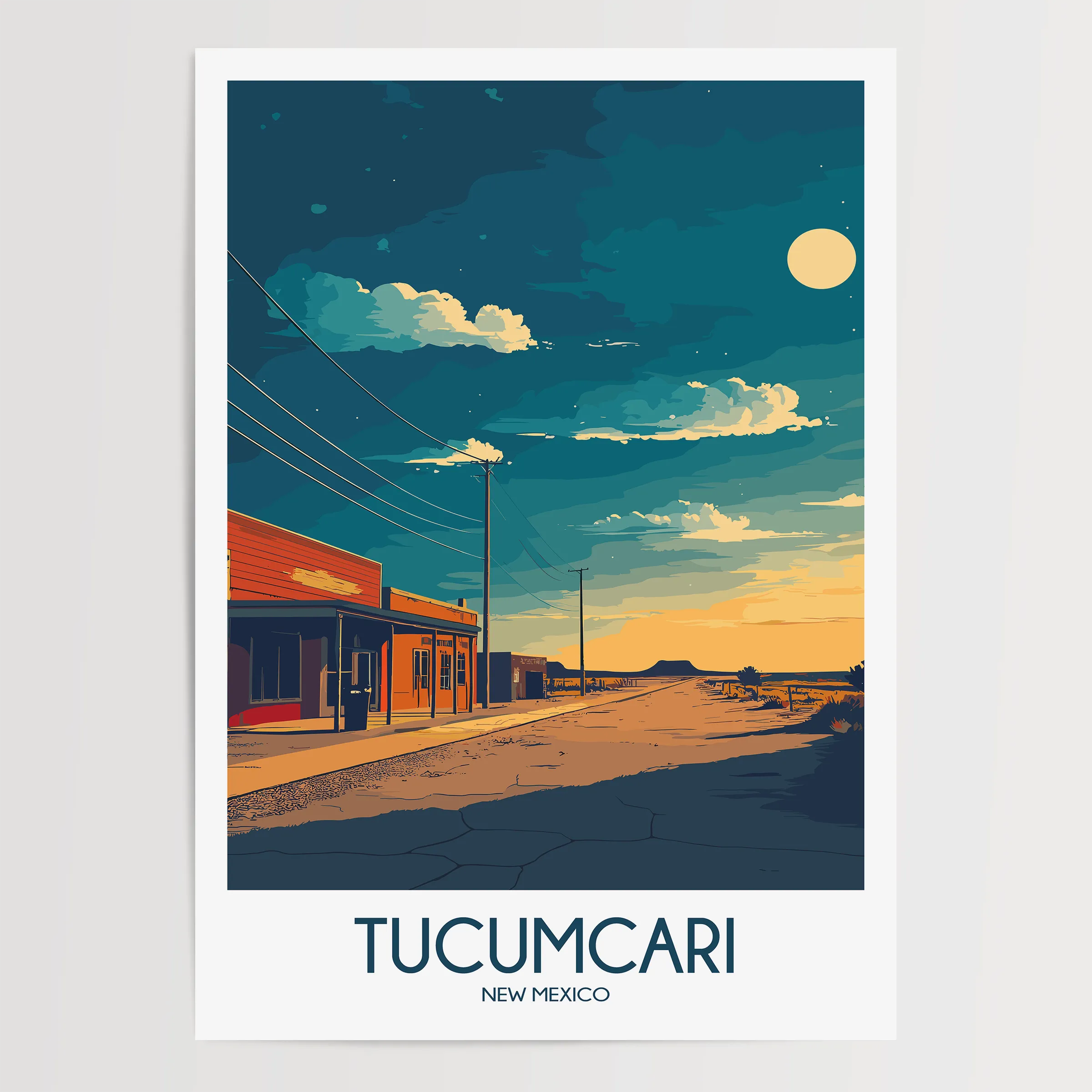 Tucumcari Souvenir Poster Print
