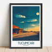 Tucumcari Vintage Style Print