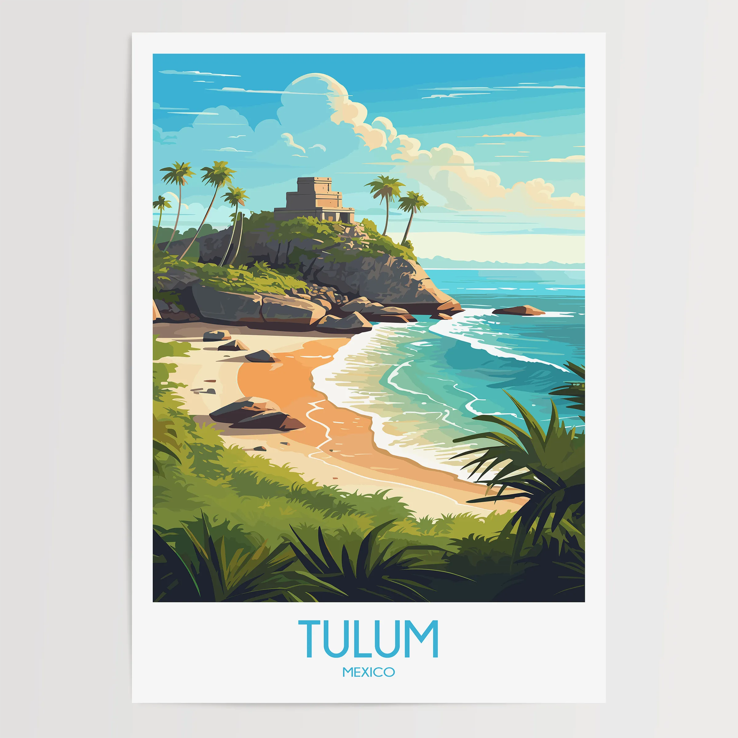Tulum Souvenir Poster Print