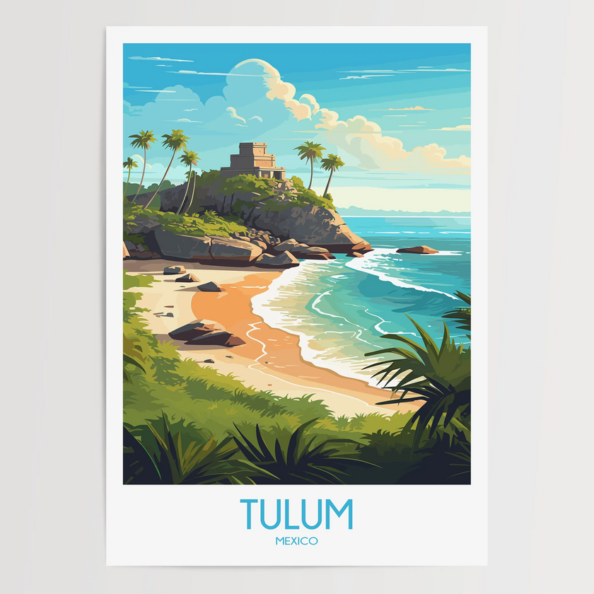Tulum Souvenir Poster Print