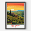 Tuscany Destination Art Gift