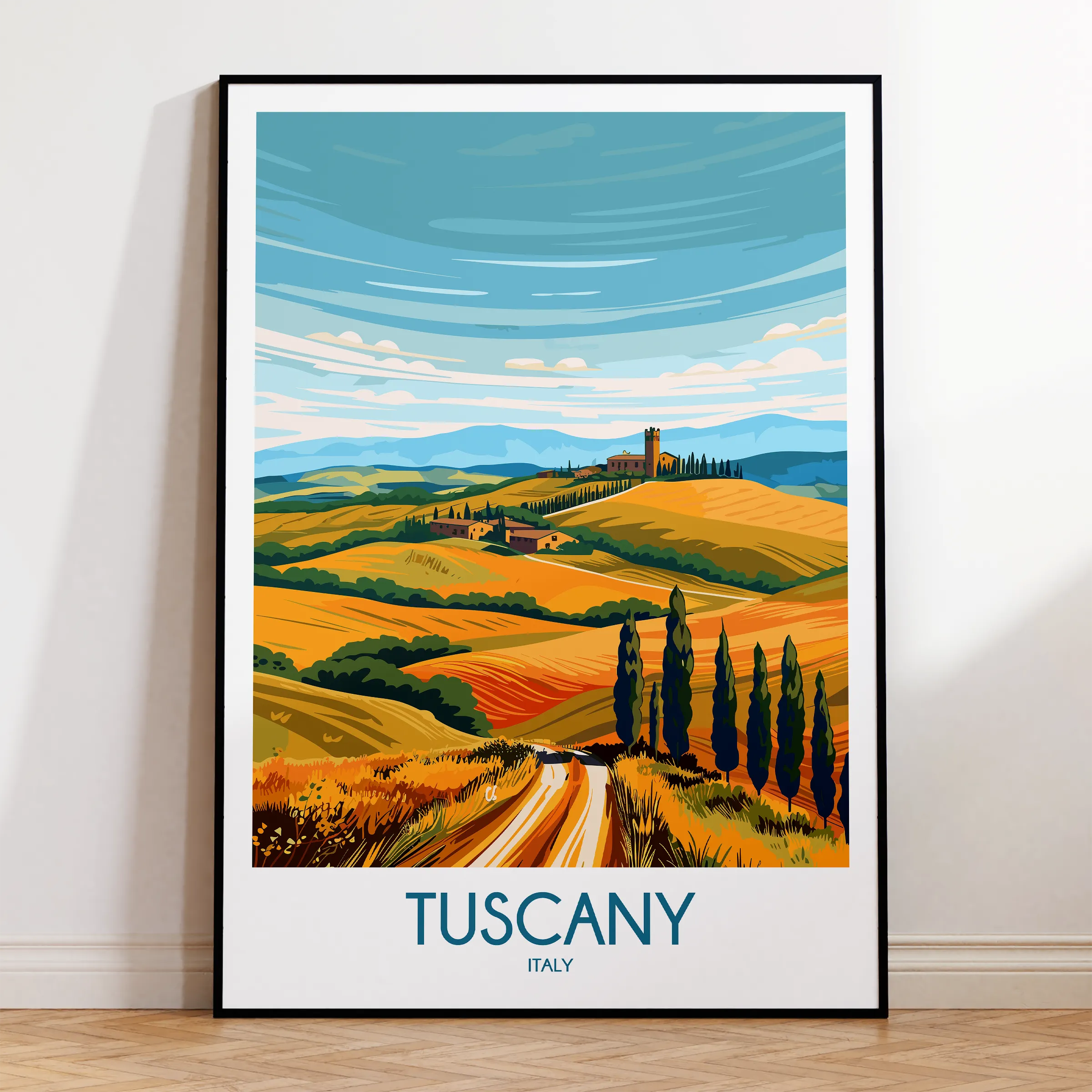 Tuscany Destination Art Gift