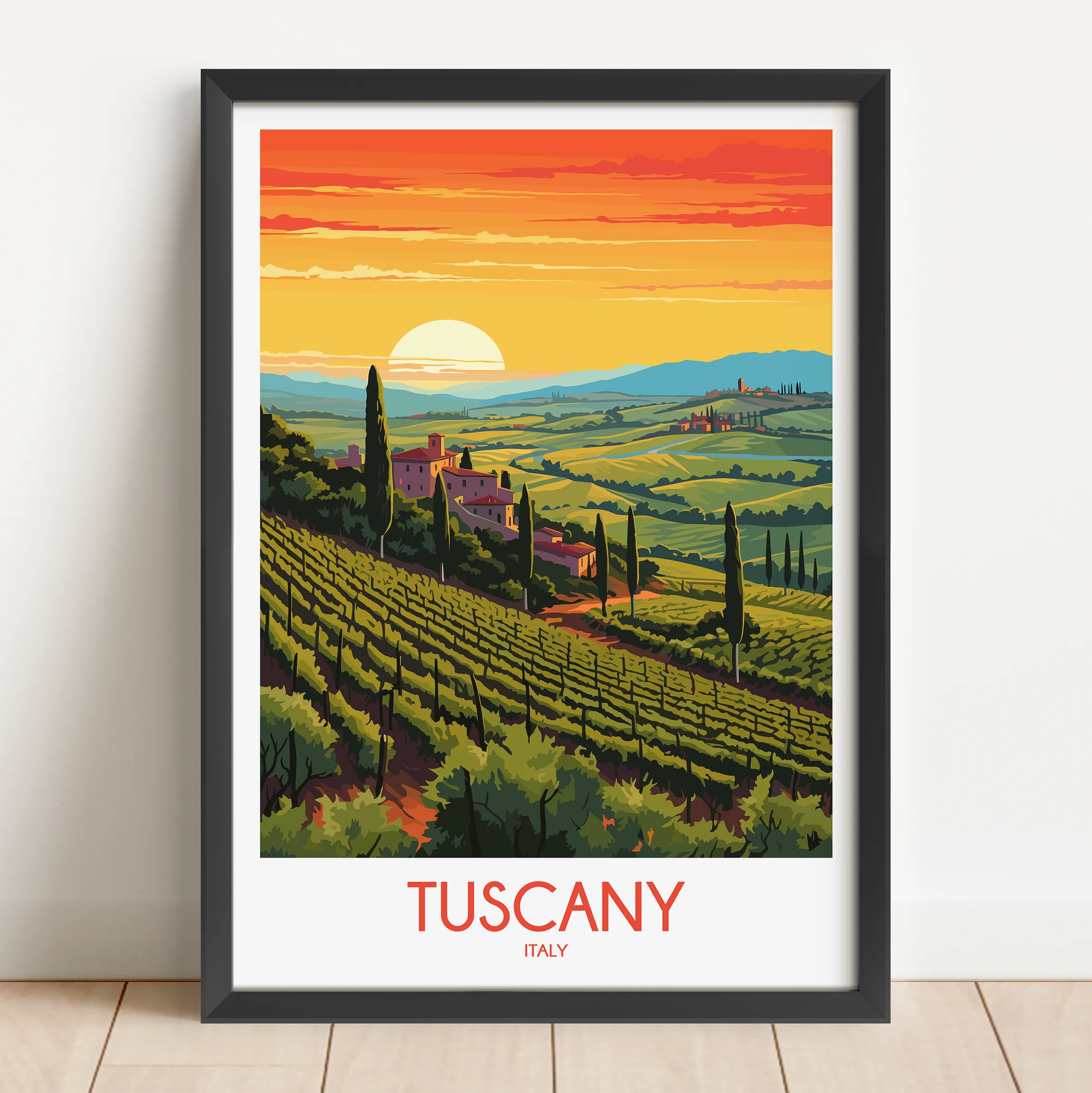 Tuscany Minimalist Wall Art