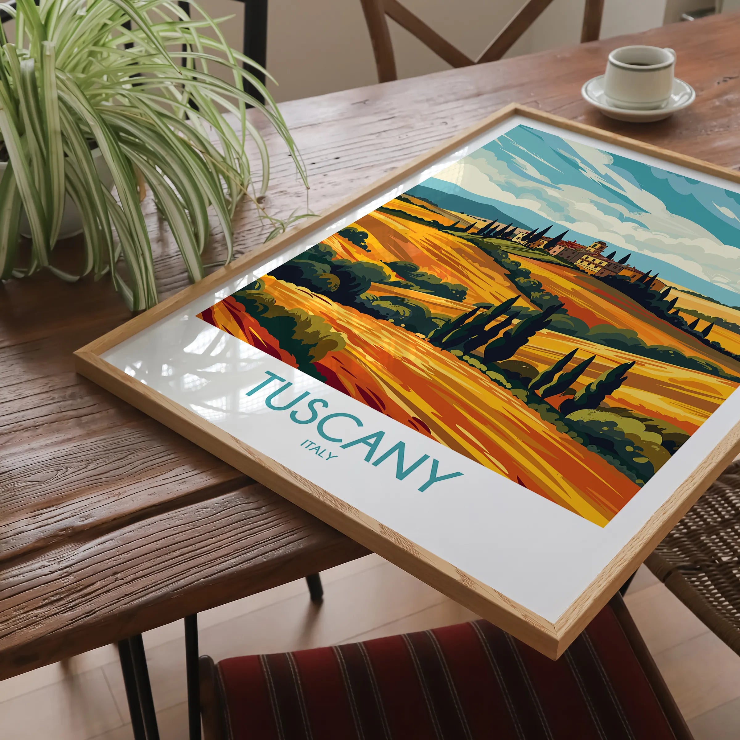 Tuscany Scenic Landscape Art