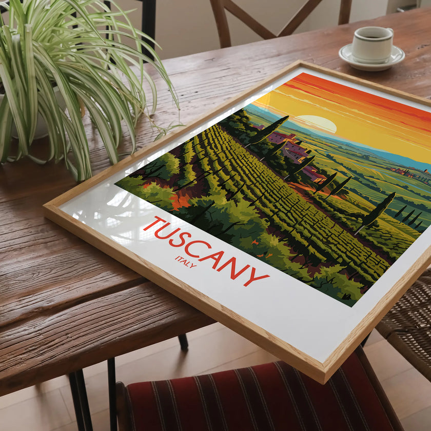 Tuscany Souvenir Poster Print