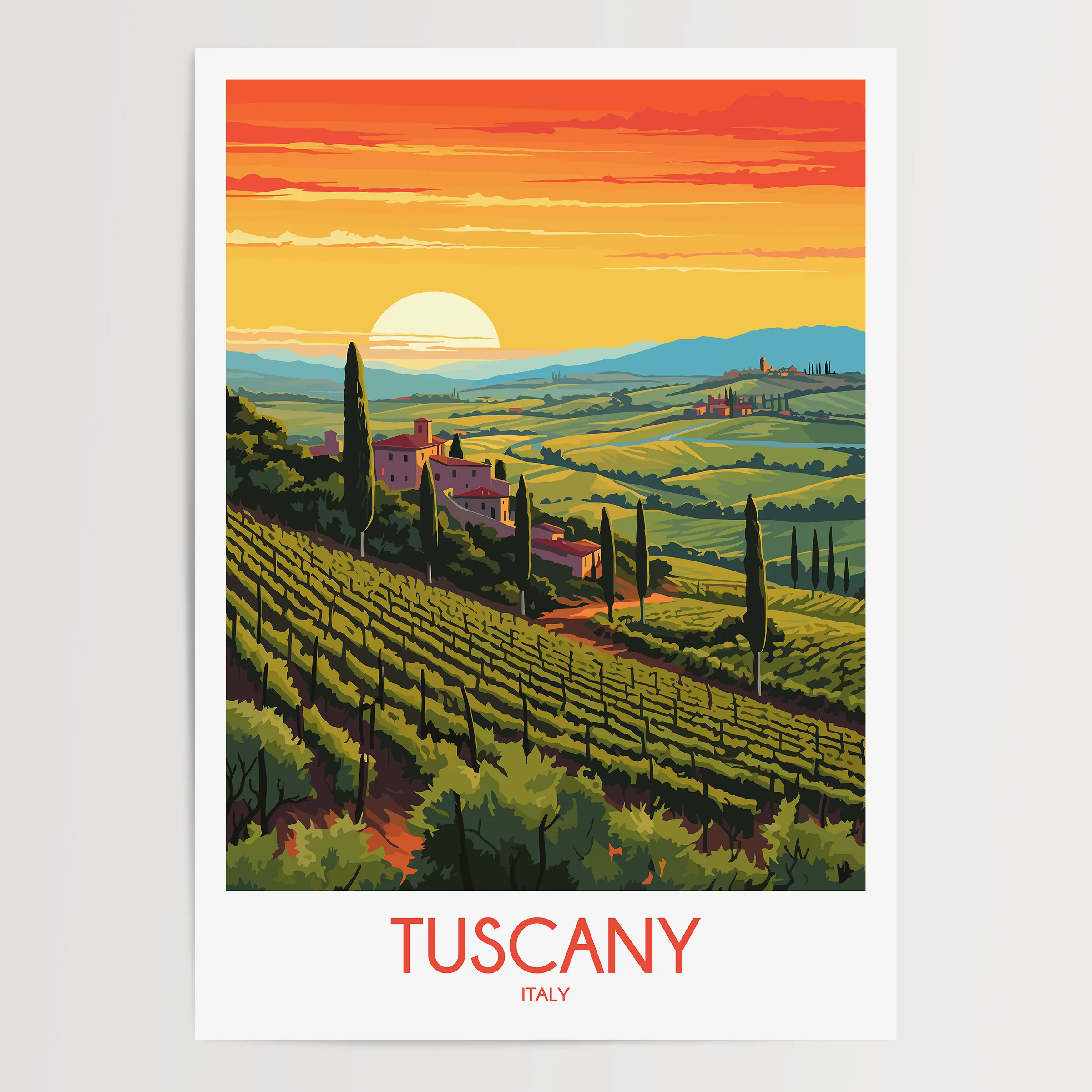 Tuscany Travel Memory Gift