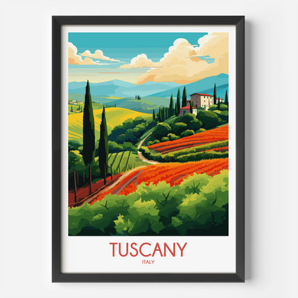 Tuscany Vintage Style Print